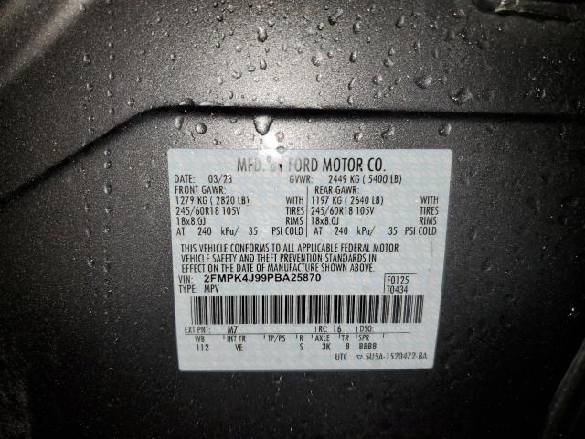 2023 Ford Edge Sel VIN: 2FMPK4J99PBA25870 Lot: 48631884