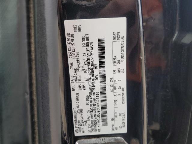 2013 Ford Escape Titanium VIN: 1FMCU0J95DUC93385 Lot: 47899904