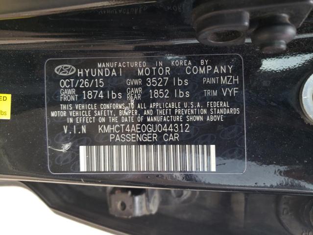 2016 HYUNDAI ACCENT SE - KMHCT4AE0GU044312