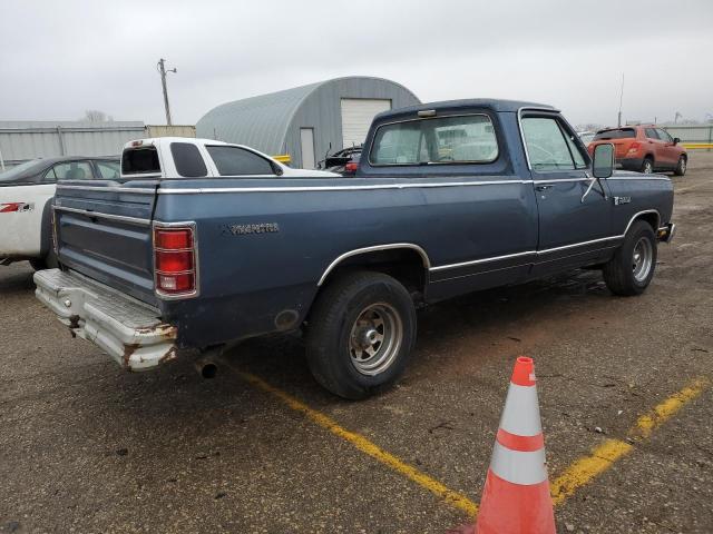 DODGE D-SERIES D 1985 blue pickup gas 1B7FD14T2FS592944 photo #4