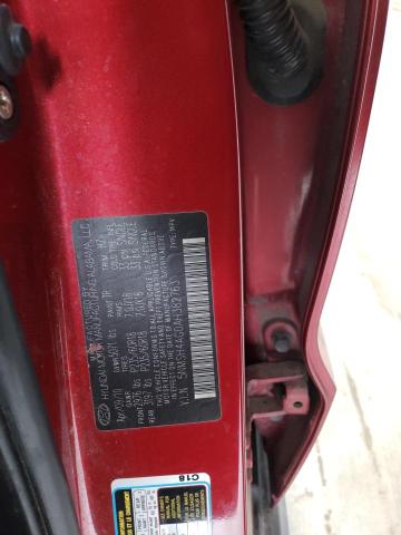 2010 Hyundai Santa Fe Se VIN: 5NMSH4AG0AH382763 Lot: 48156624