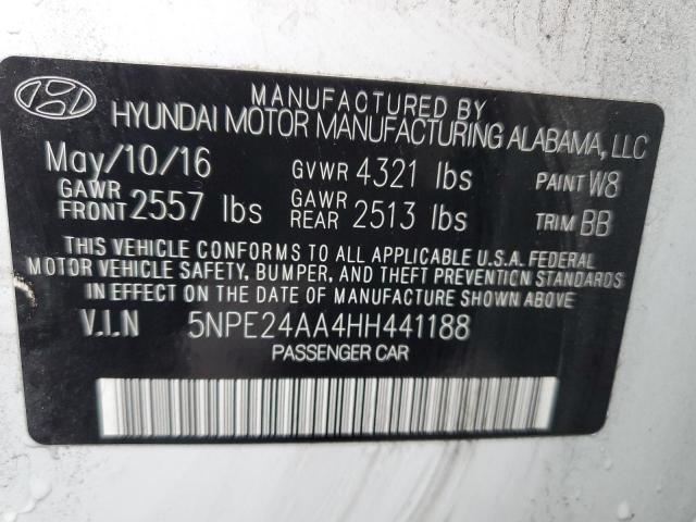 2017 HYUNDAI SONATA ECO - 5NPE24AA4HH441188