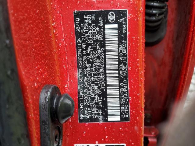 2010 Toyota Prius VIN: JTDKN3DU0A0223696 Lot: 48417454