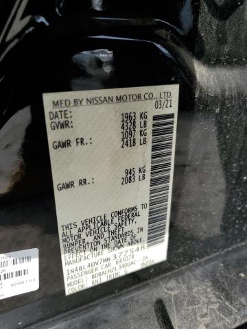 2021 NISSAN ALTIMA SV - 1N4BL4DV7MN377548