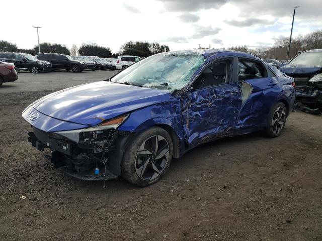 Lot #2411153332 2021 HYUNDAI ELANTRA LI salvage car