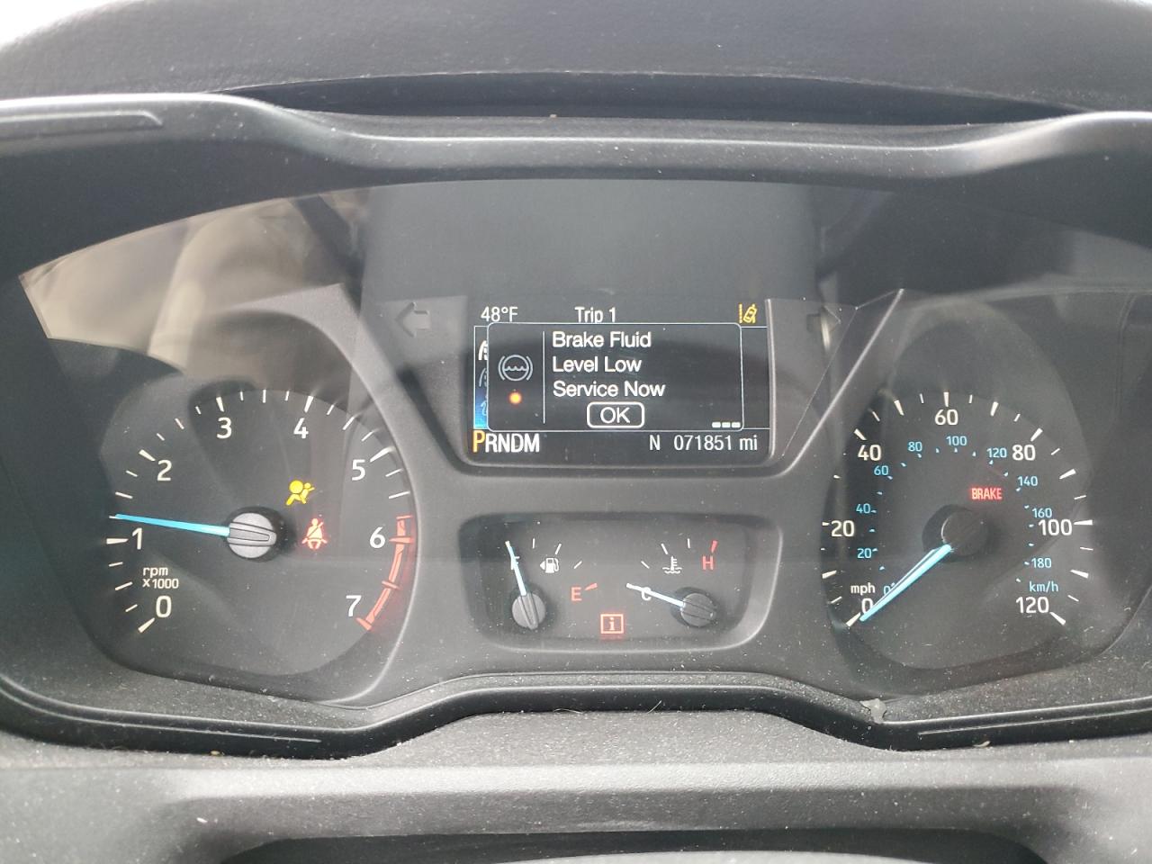 1FTYR2YGXKKB48072 FORD TRANSIT 2019