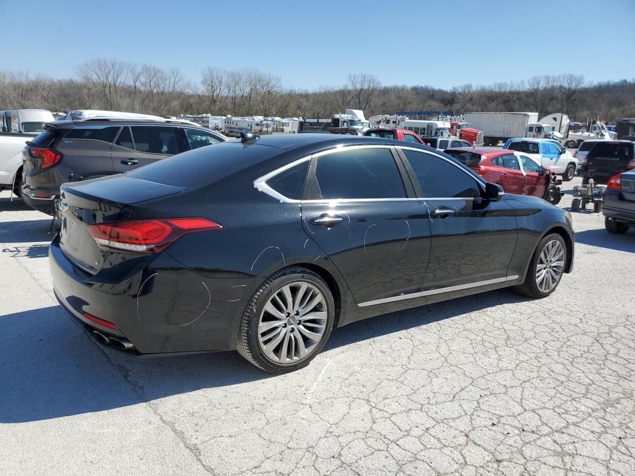 KMHGN4JFXFU018545 2015 Hyundai Genesis 5.0L