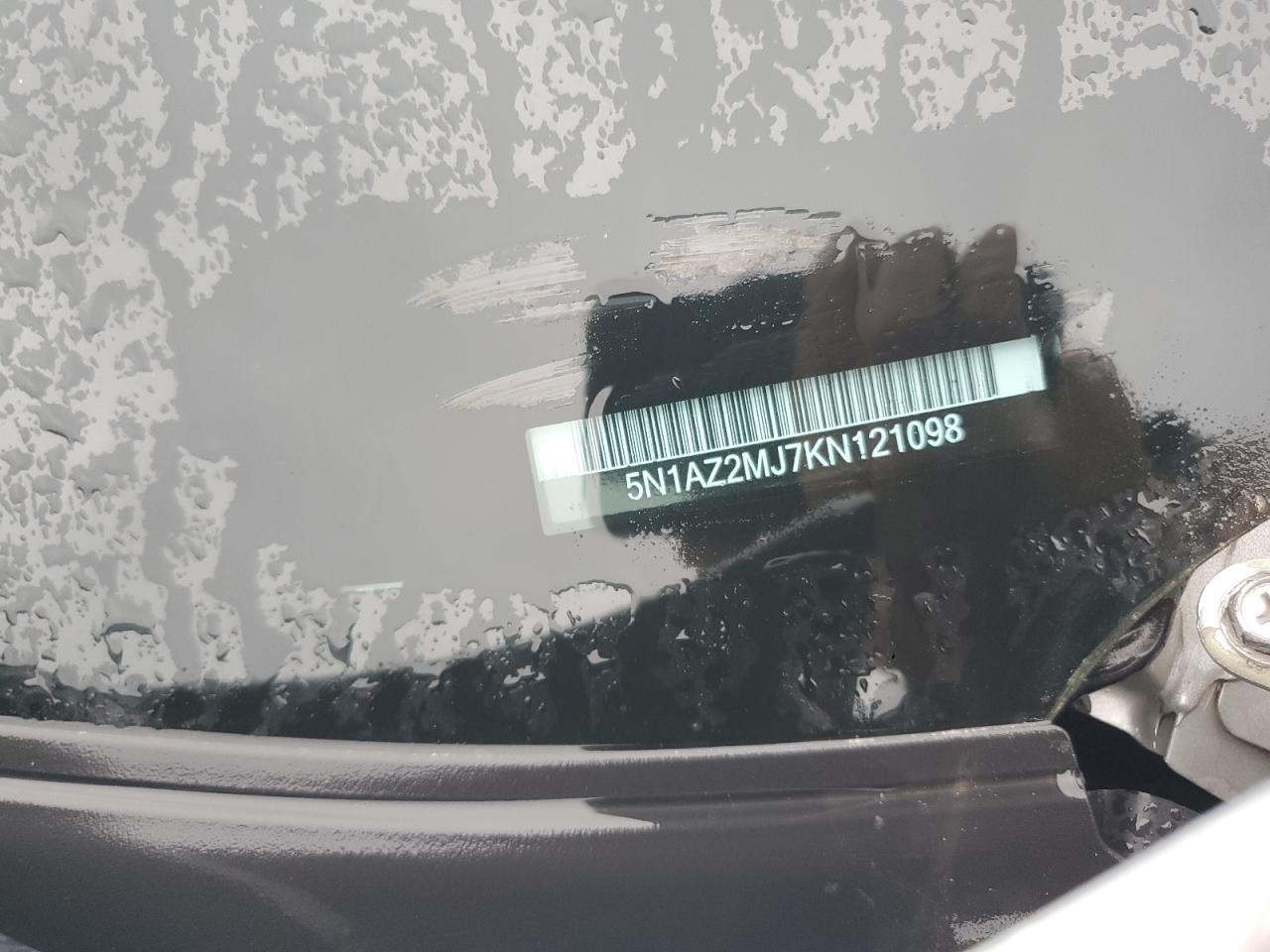 5N1AZ2MJ7KN121098 NISSAN MURANO 2019
