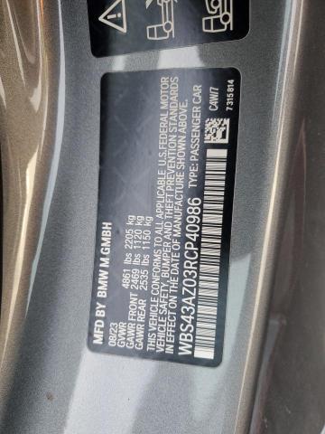 2024 BMW M4 COMPETI - WBS43AZ03RCP40986