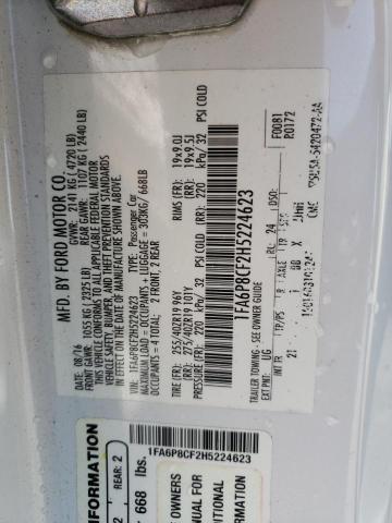 2017 Ford Mustang Gt VIN: 1FA6P8CF2H5224623 Lot: 47466034