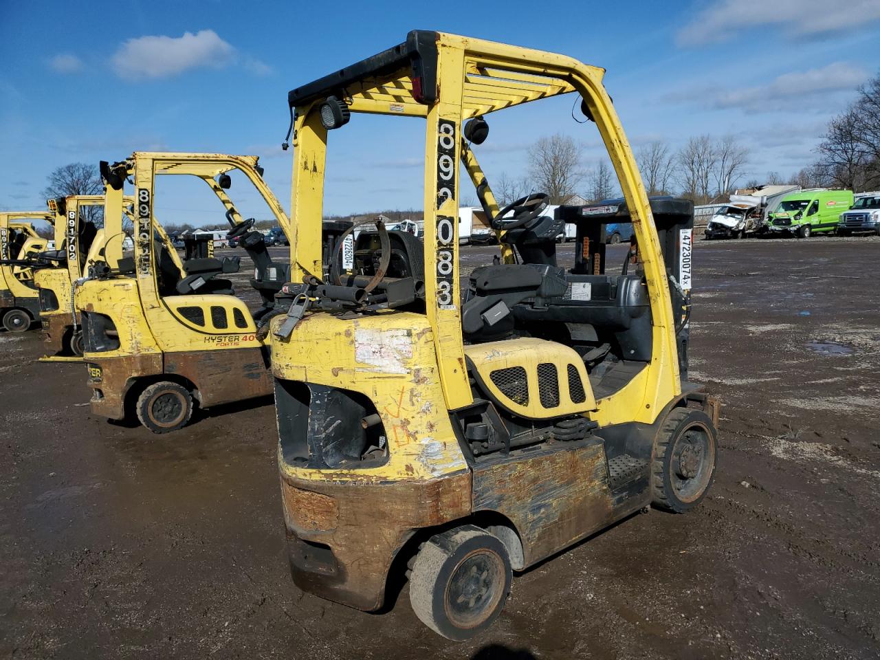Lot #3242791975 2009 HYSTER FORKLIFT