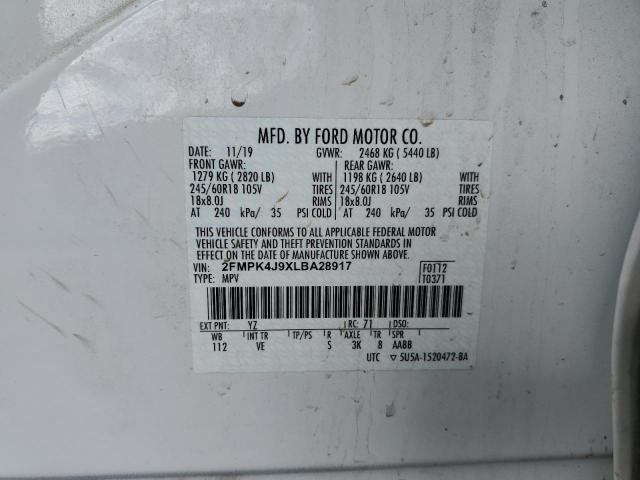 2020 FORD EDGE SEL - 2FMPK4J9XLBA28917