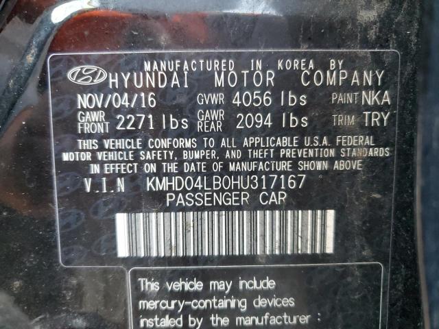 2017 HYUNDAI ELANTRA SP - KMHD04LB0HU317167