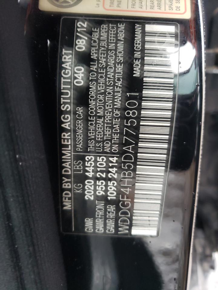 WDDGF4HB5DA775801 2013 Mercedes-Benz C 250