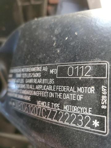 2012 BMW K1600 GTL WB1061207CZZ22232