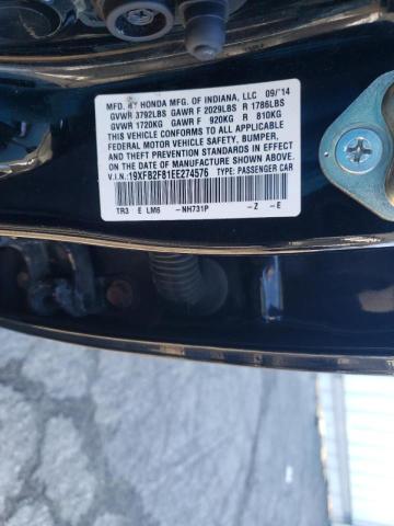 2014 Honda Civic Ex VIN: 19XFB2F81EE274576 Lot: 48242544