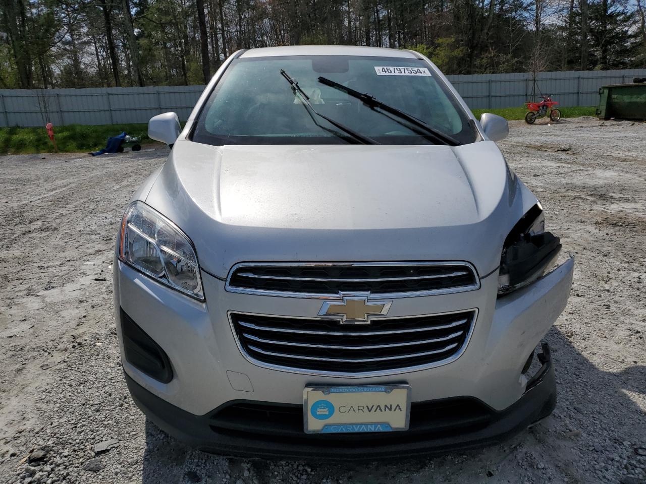 3GNCJKSB3FL242613 2015 Chevrolet Trax Ls