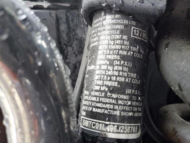 2006 TRIUMPH MOTORCYCLE ROCKET III - SMTC01L496J258765