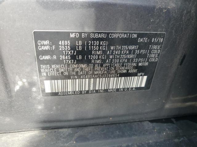 2018 SUBARU OUTBACK 2. - 4S4BSAAC5J3294654