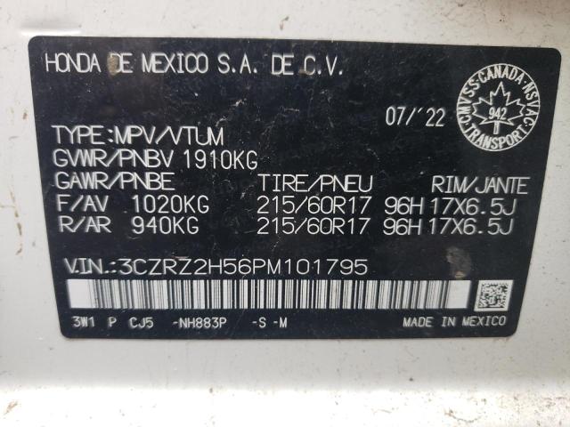 2023 HONDA HR-V SPORT - 3CZRZ2H56PM101795