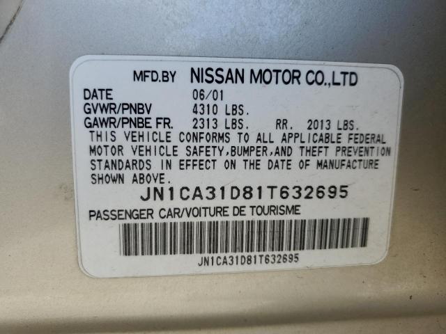 2001 Nissan Maxima Gxe VIN: JN1CA31D81T632695 Lot: 48261174