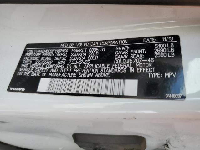 2015 VOLVO XC70 T5 PR YV440MBC8F1187164