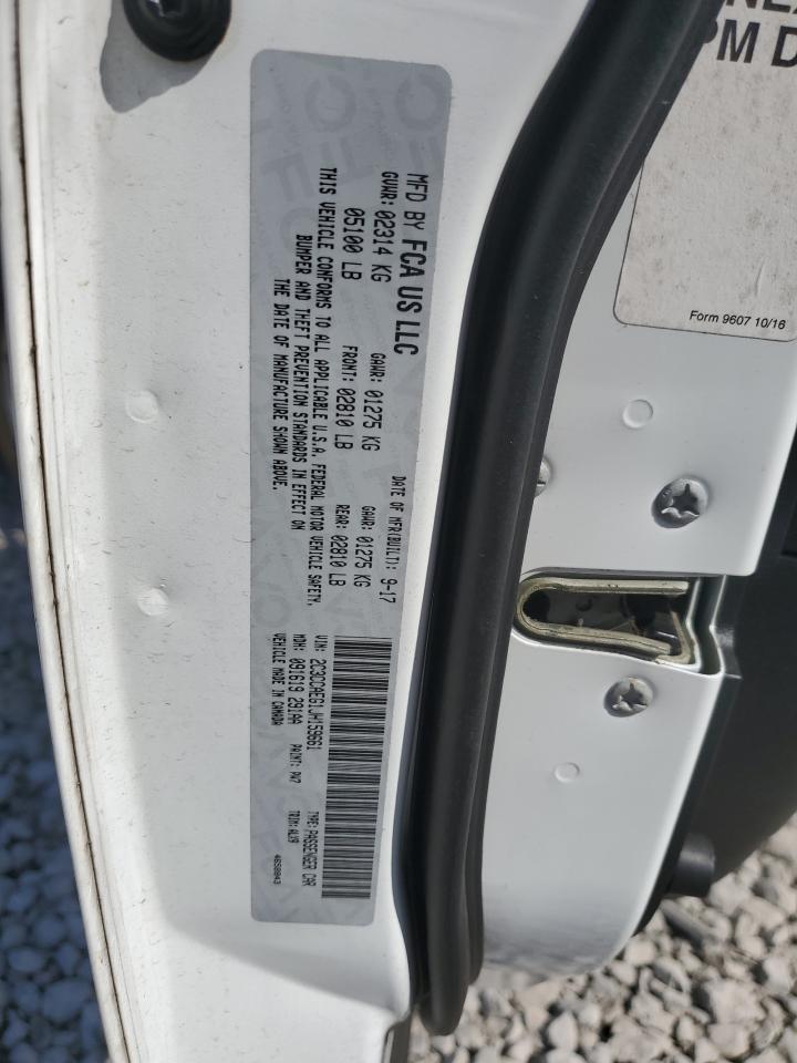 2C3CCAEG1JH159661 2018 Chrysler 300 Limited