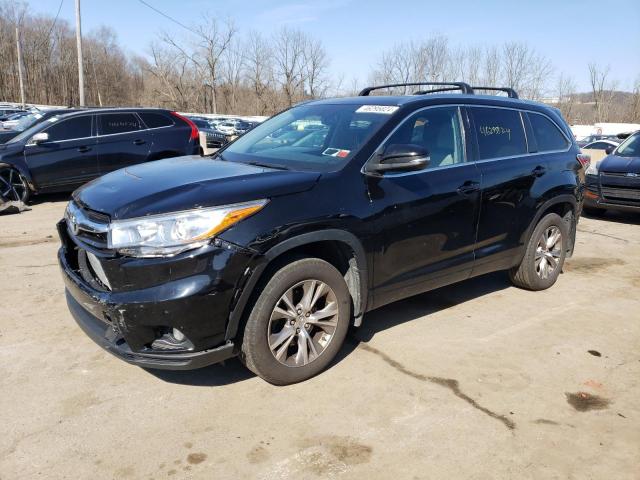 VIN 5TDJKRFH5FS152653 2015 Toyota Highlander, Xle no.1