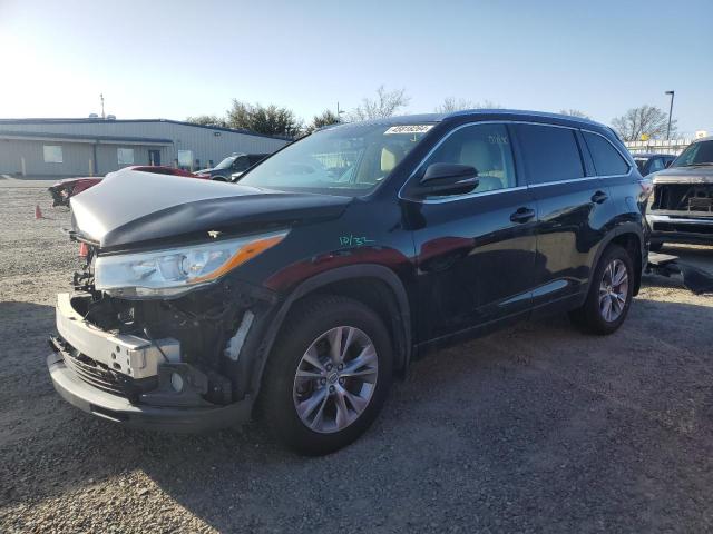 VIN 5TDJKRFH2ES018715 2014 Toyota Highlander, Xle no.1