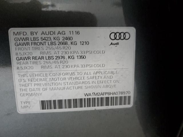 VIN WA1M2AFP8HA078970 2017 Audi Q5, Premium Plus no.12