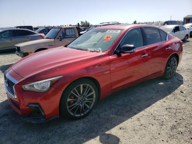 Lot #2471363174 2018 INFINITI Q50 RED SP salvage car