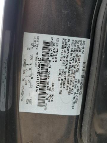 2004 Ford Crown Victoria Lx VIN: 2FDHP74W24X177316 Lot: 44791694