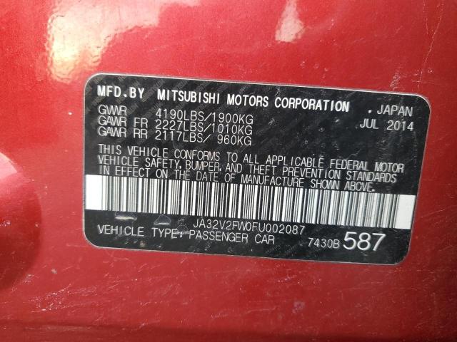 2015 MITSUBISHI LANCER SE JA32V2FW0FU002087