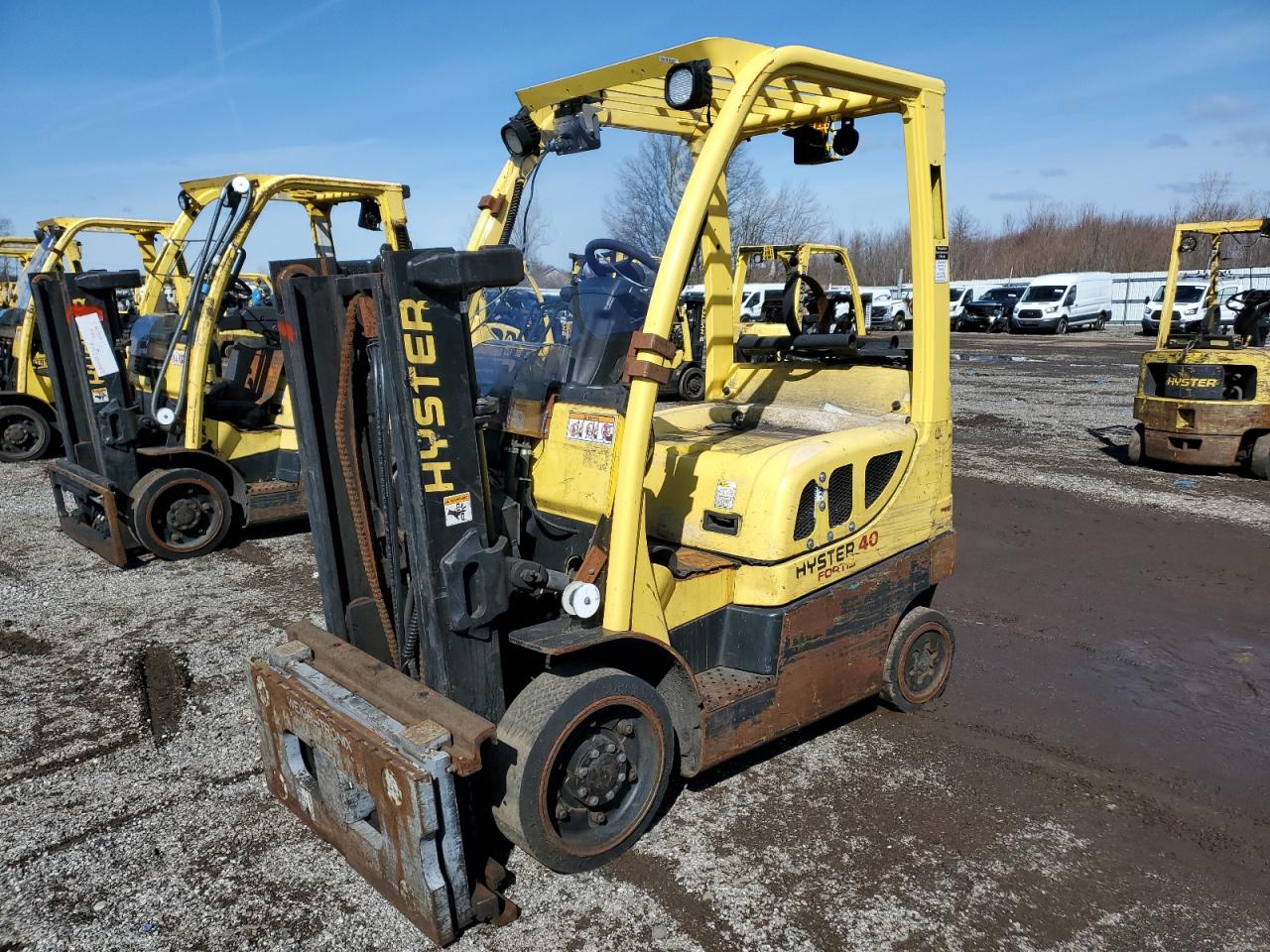 Lot #3242791987 2011 HYST FORKLIFT