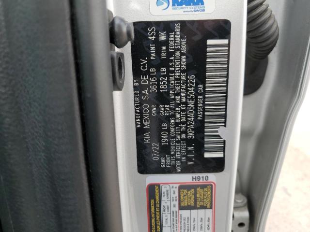 2022 KIA RIO LX - 3KPA24AD5NE504226