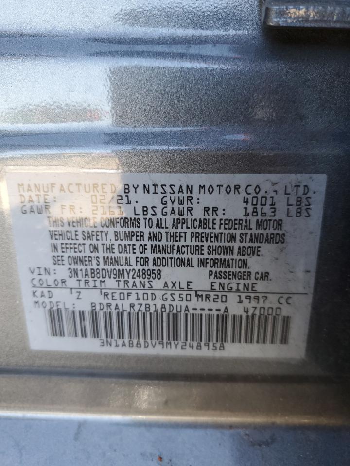 3N1AB8DV9MY248958 NISSAN SENTRA 2021