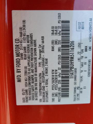 2021 FORD MUSTANG - 1FATP8UH9M5116206