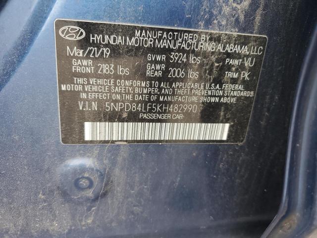 2019 HYUNDAI ELANTRA SE - 5NPD84LF5KH482990