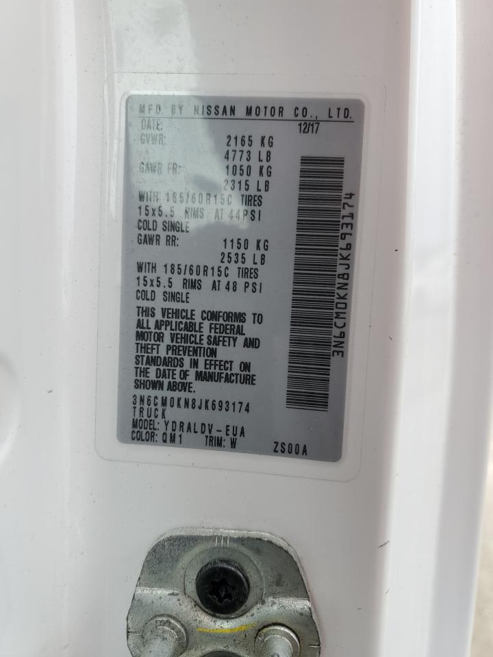 3N6CM0KN8JK693174 NISSAN NV 2018
