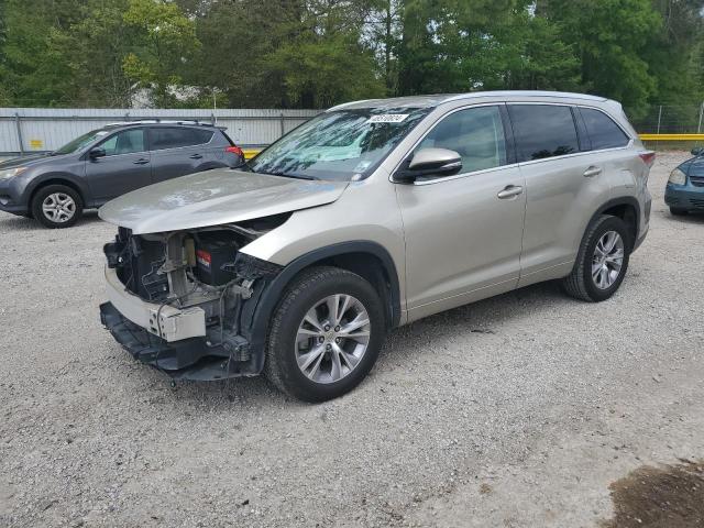 VIN 5TDKKRFH1ES026891 2014 Toyota Highlander, Xle no.1