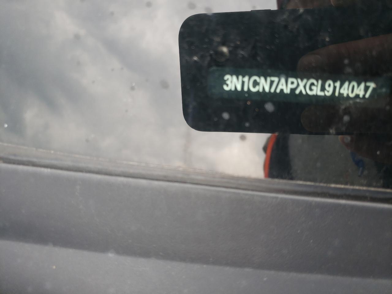 3N1CN7APXGL914047 NISSAN VERSA 2016