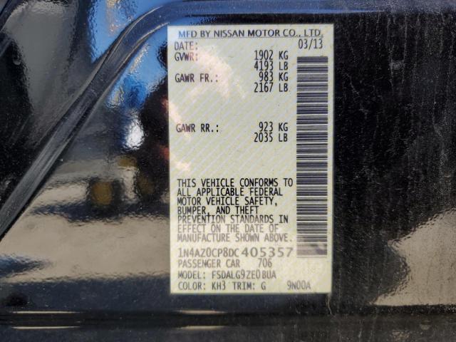 2013 Nissan Leaf S VIN: 1N4AZ0CP8DC405357 Lot: 45905484