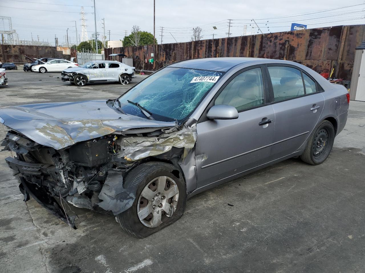 5NPET46C57H281912 2007 Hyundai Sonata Gls