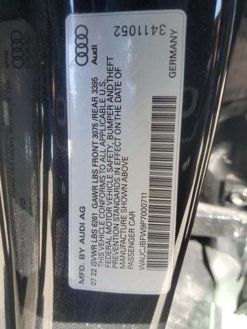 2023 AUDI E-TRON GT - WAUCJBFW9P7000711
