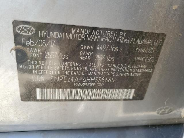 2017 HYUNDAI SONATA SE - 5NPE24AF6HH558685