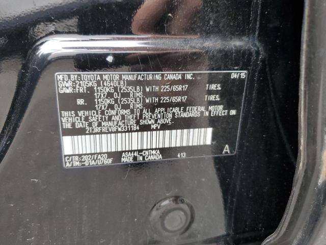 2015 TOYOTA RAV4 XLE - 2T3RFREV8FW331184