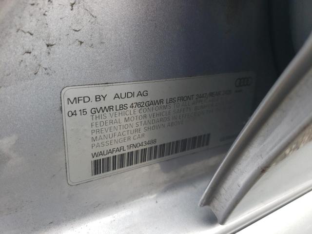 VIN WAUAFAFL1FN043488 2015 Audi A4, Premium no.12