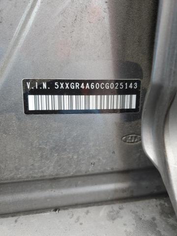 2012 Kia Optima Sx VIN: 5XXGR4A60CG025143 Lot: 47805104