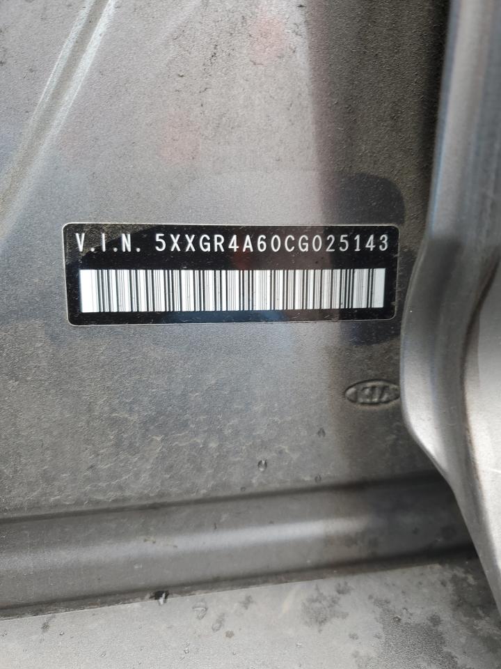 5XXGR4A60CG025143 2012 Kia Optima Sx