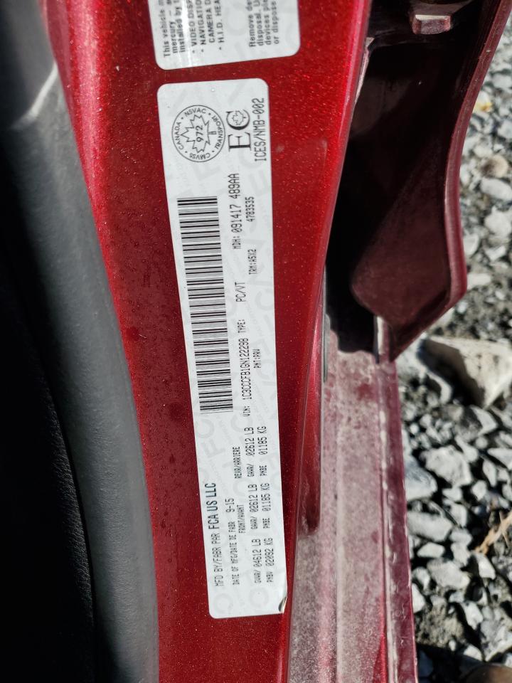 1C3CCCFB1GN122298 2016 Chrysler 200 Lx